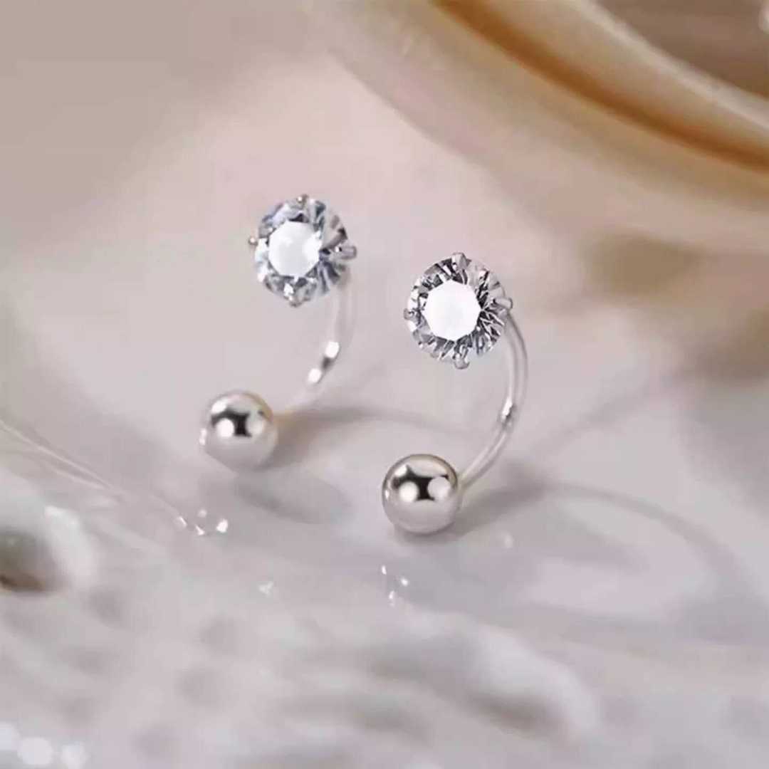 Silver,Earring,