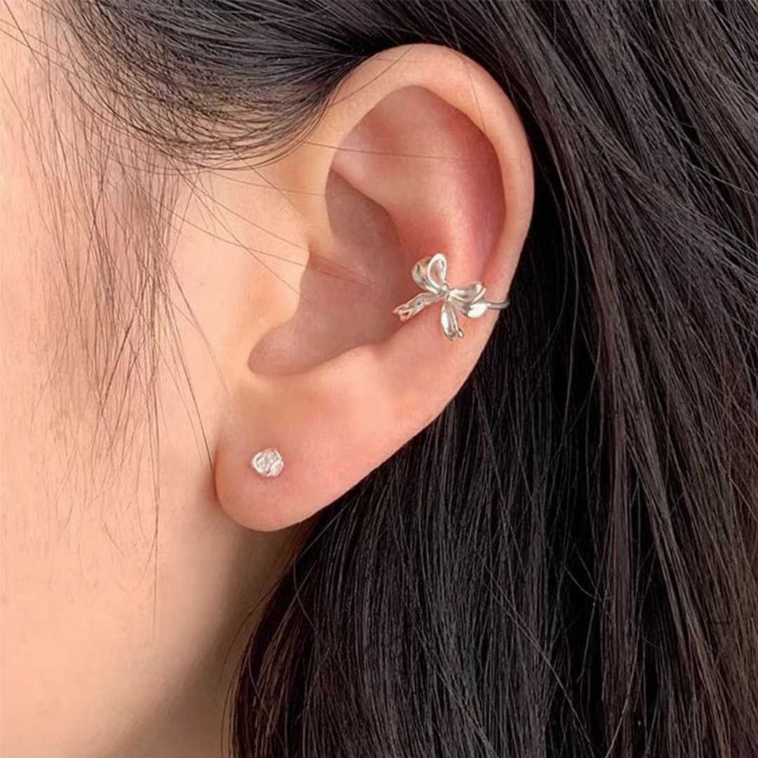 silver,earring