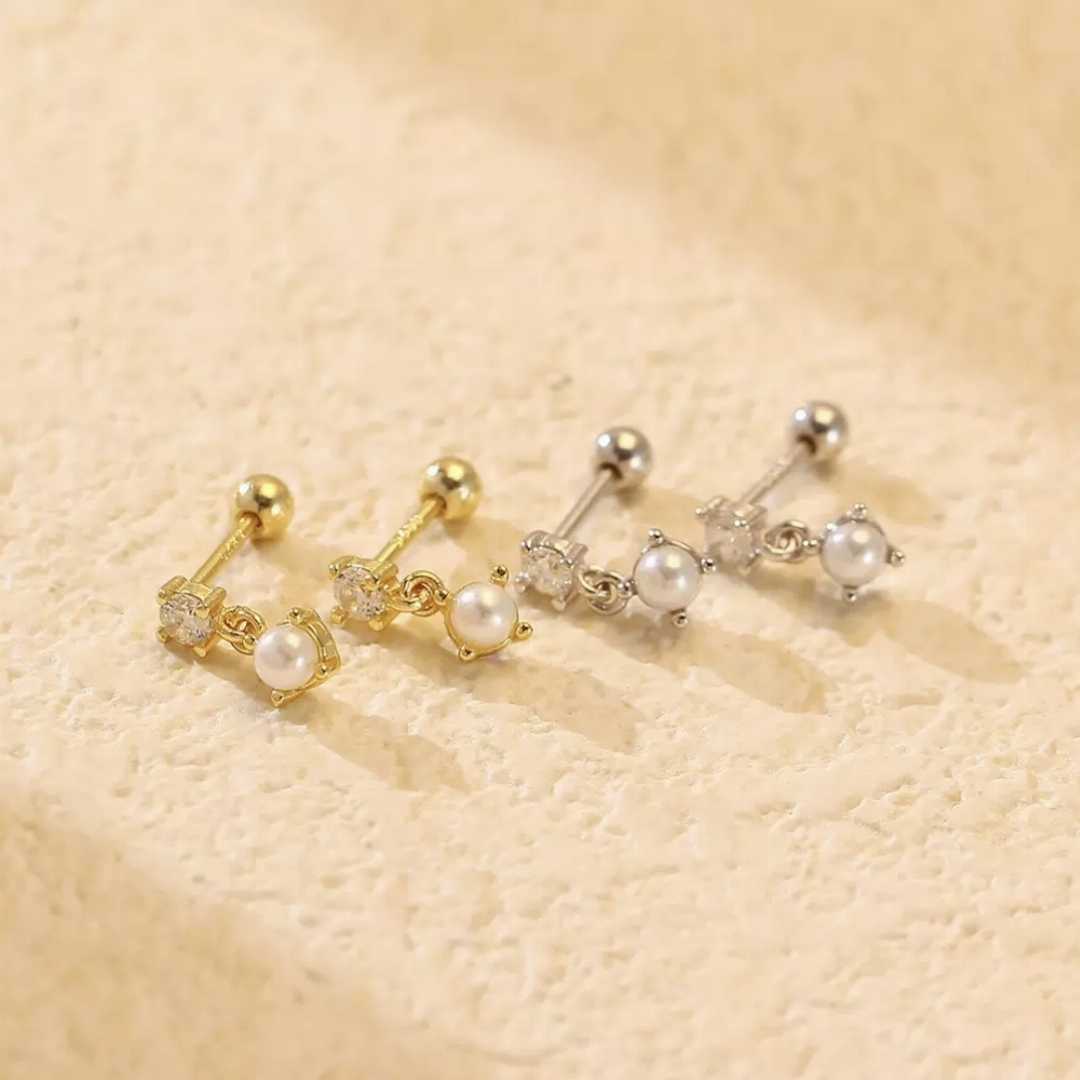 s925 silver ear top