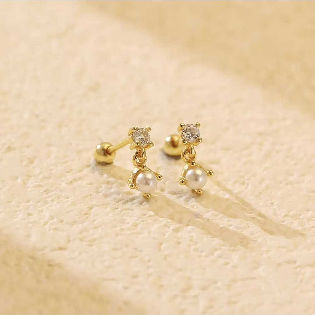 s925 silver ear top