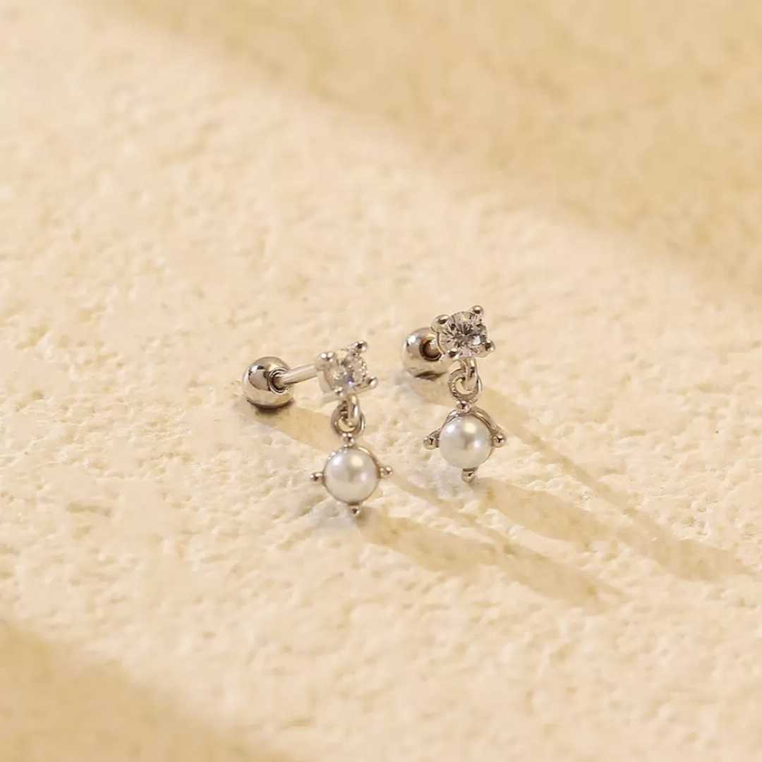 s925 silver ear top