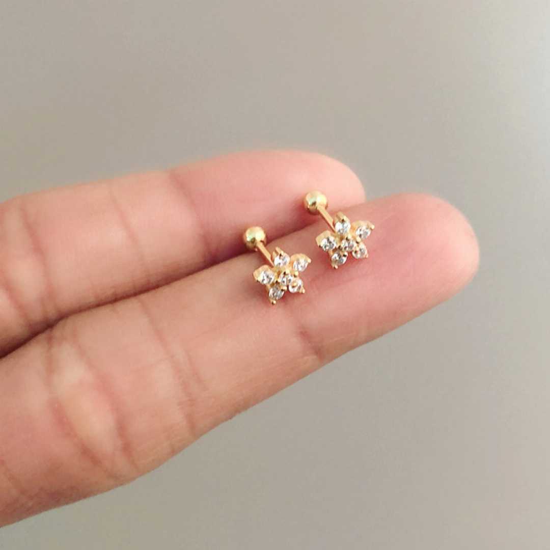 s925 silver ear top
