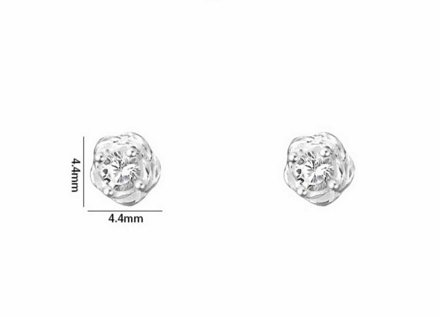 999 pure silver earring
