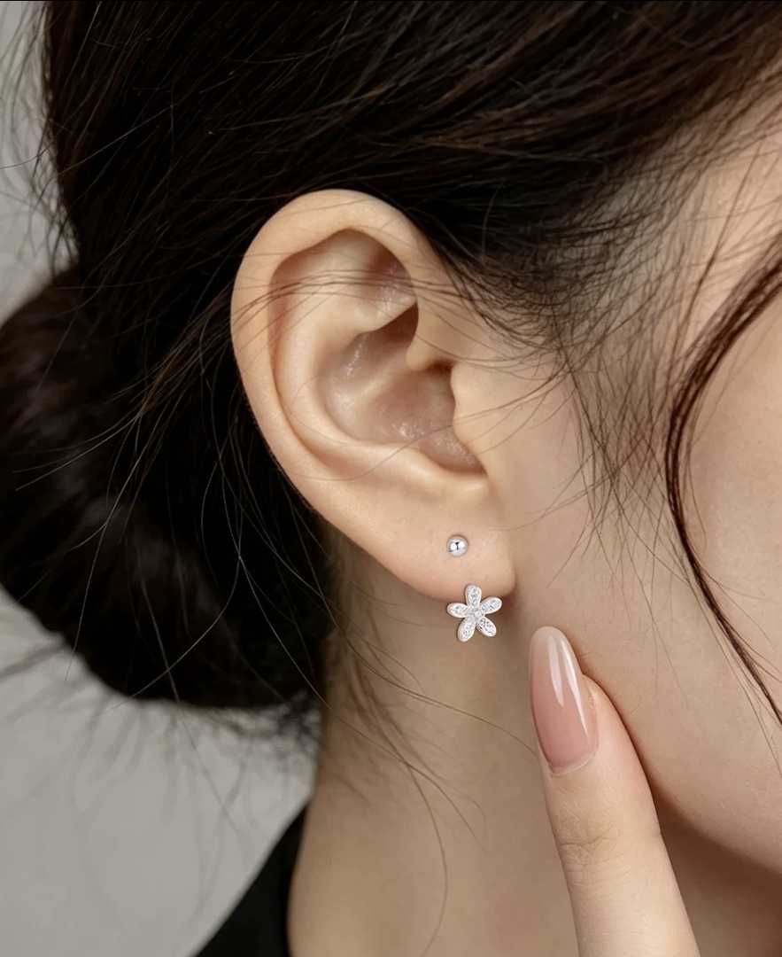 999 silver earring