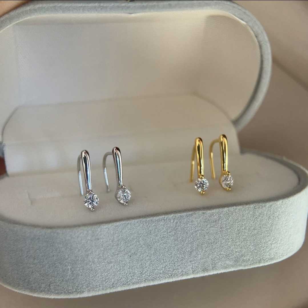 s925 silver ear top