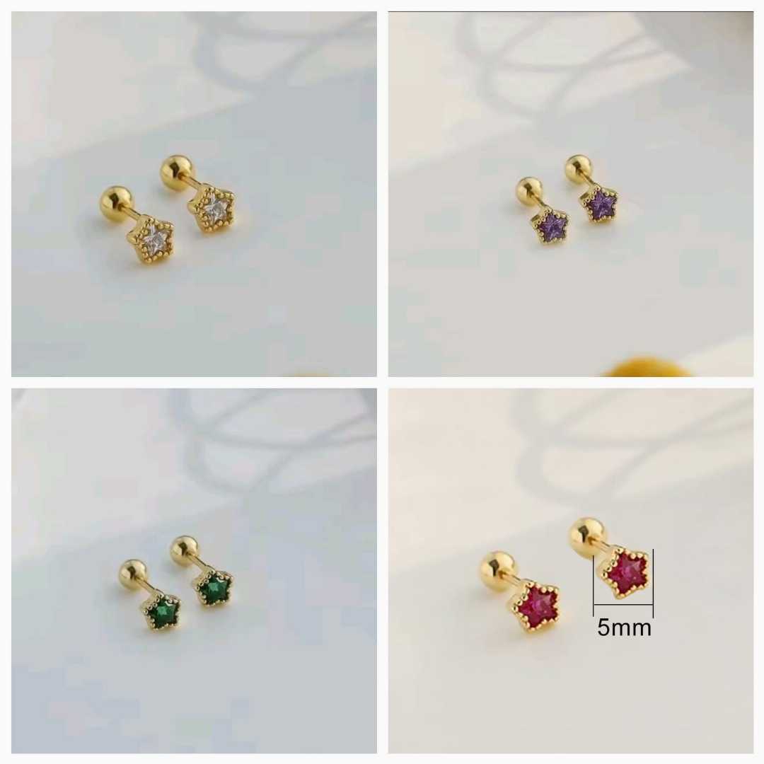 S925 silver ear top